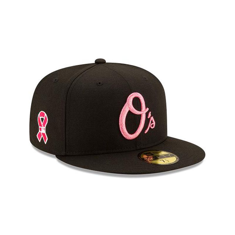 MLB Baltimore Orioles Mother's Day 59Fifty Fitted (LXN2750) - Black New Era Caps